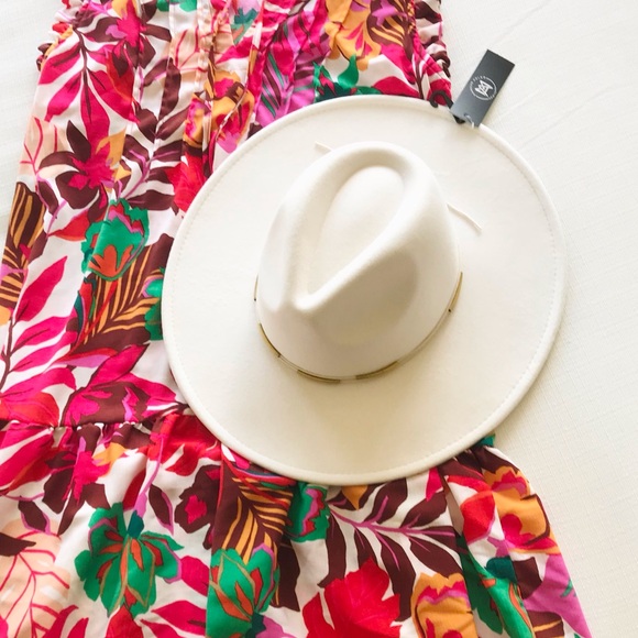 Marcus Adler Metal Trim Panama Hat NWT - Picture 13 of 13